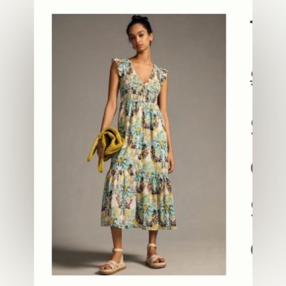 Peregrine Midi Dress Anthropologie
